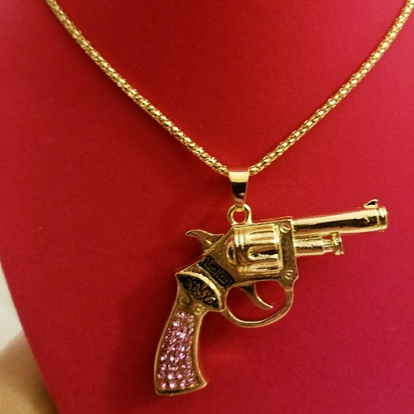 Jewelry - 🔫💖Pistol Bling Necklace